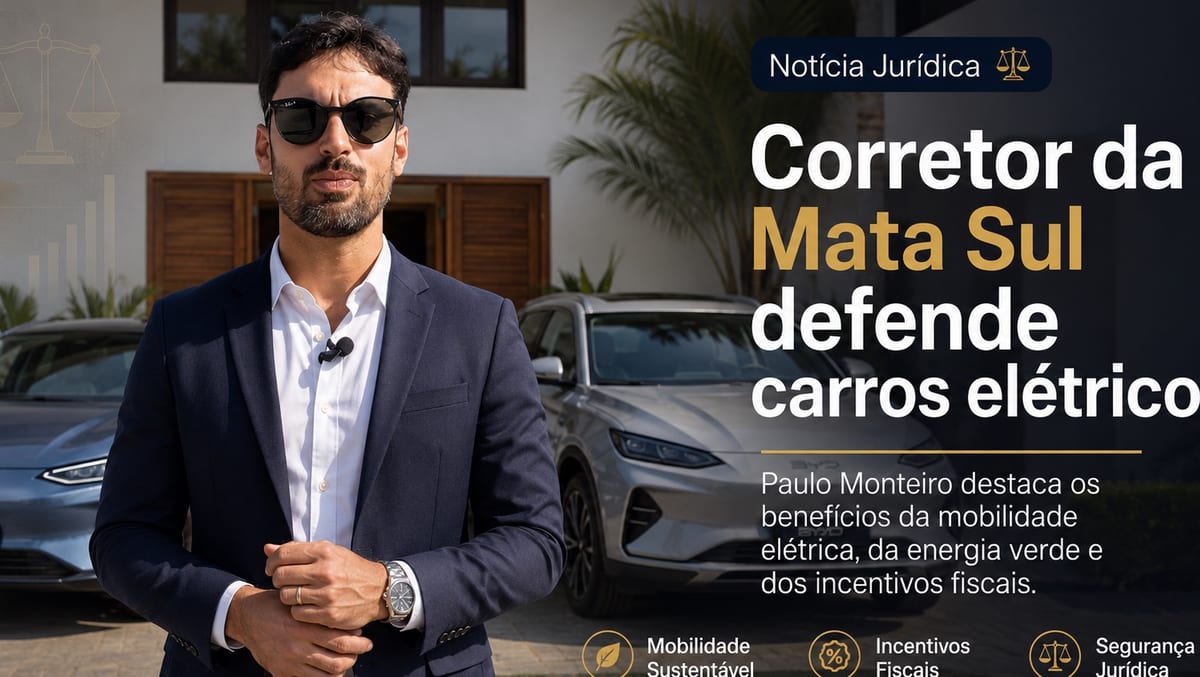 Paulo Monteiro defende pacto fiscal para energia solar e carros elétricos