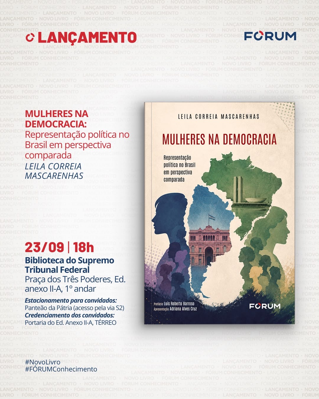 Jurisprudência e Instituições: o que está em jogo em Pesquisadora lança no STF livro sobre participação feminina na política