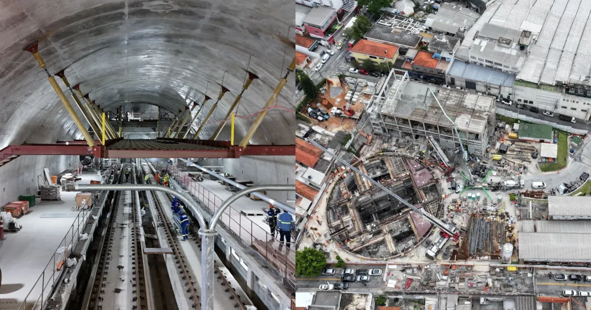 Qual é a estação de metrô mais profunda de SP? Entenda a engenharia por trás da estação Água Branca